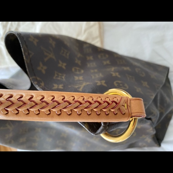 SOLD Louis Vuitton Artsy GM Brown Canvas Hobo - Picture 4 of 8